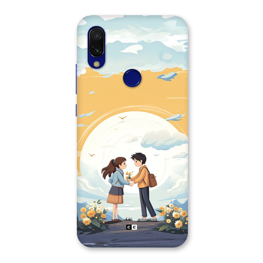 Teenage Anime Couple Back Case for Redmi 7