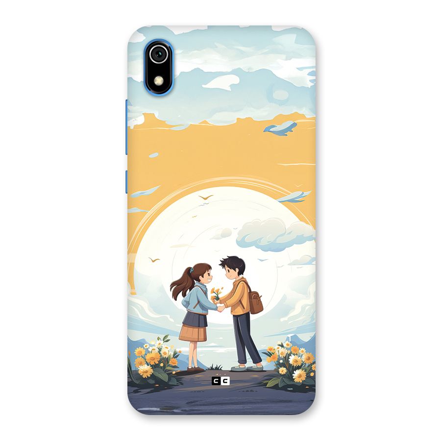 Teenage Anime Couple Back Case for Redmi 7A