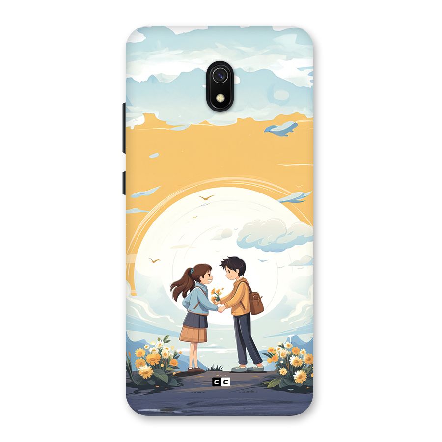 Teenage Anime Couple Back Case for Redmi 8A