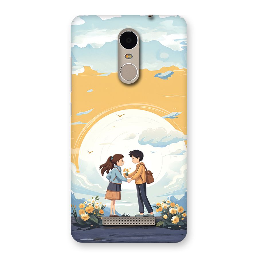 Teenage Anime Couple Back Case for Redmi Note 3