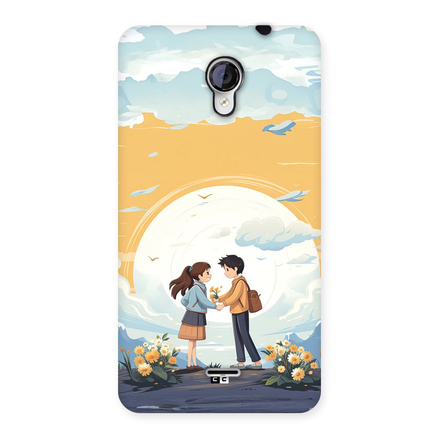 Teenage Anime Couple Back Case for Unite 2 A106