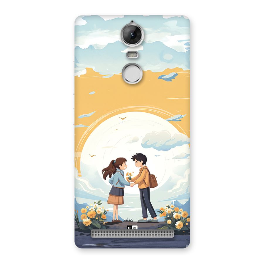 Teenage Anime Couple Back Case for Vibe K5 Note