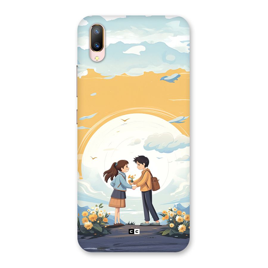 Teenage Anime Couple Back Case for Vivo V11 Pro
