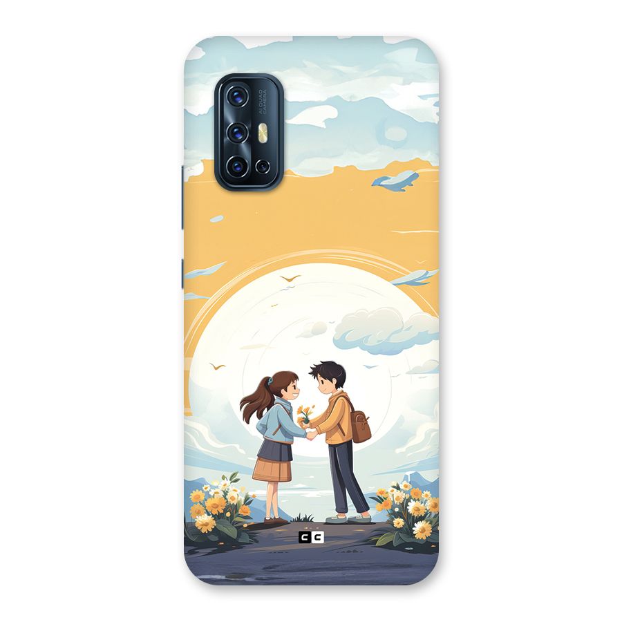 Teenage Anime Couple Back Case for Vivo V17