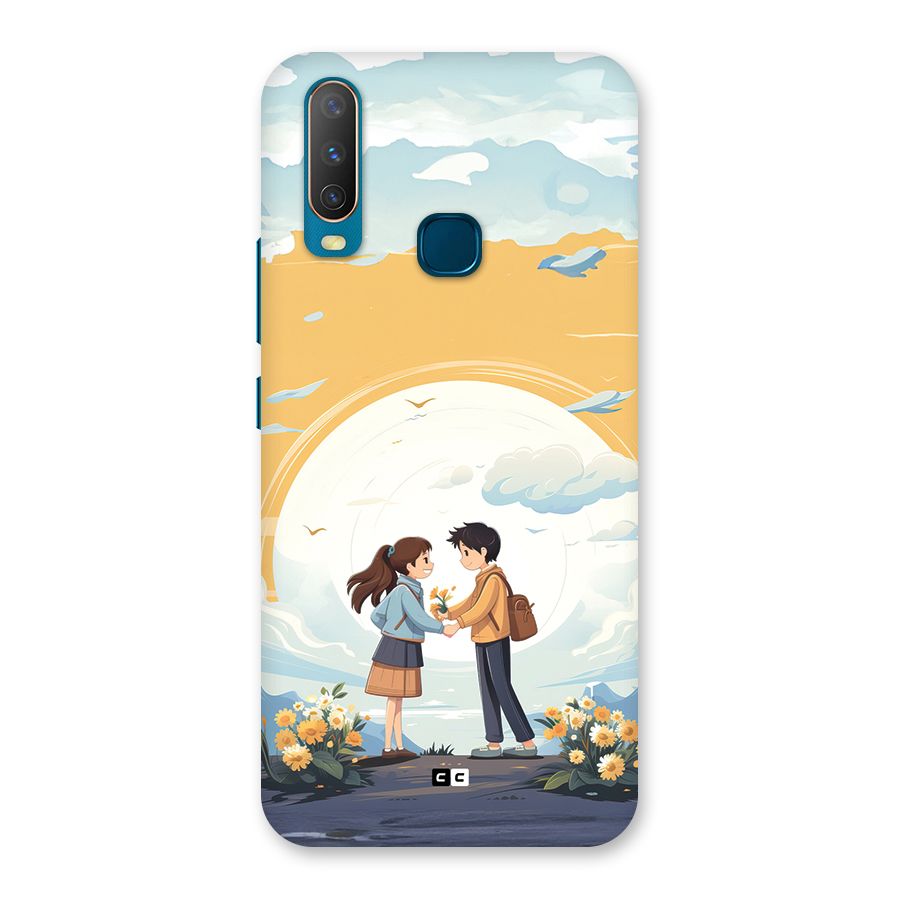 Teenage Anime Couple Back Case for Vivo Y11