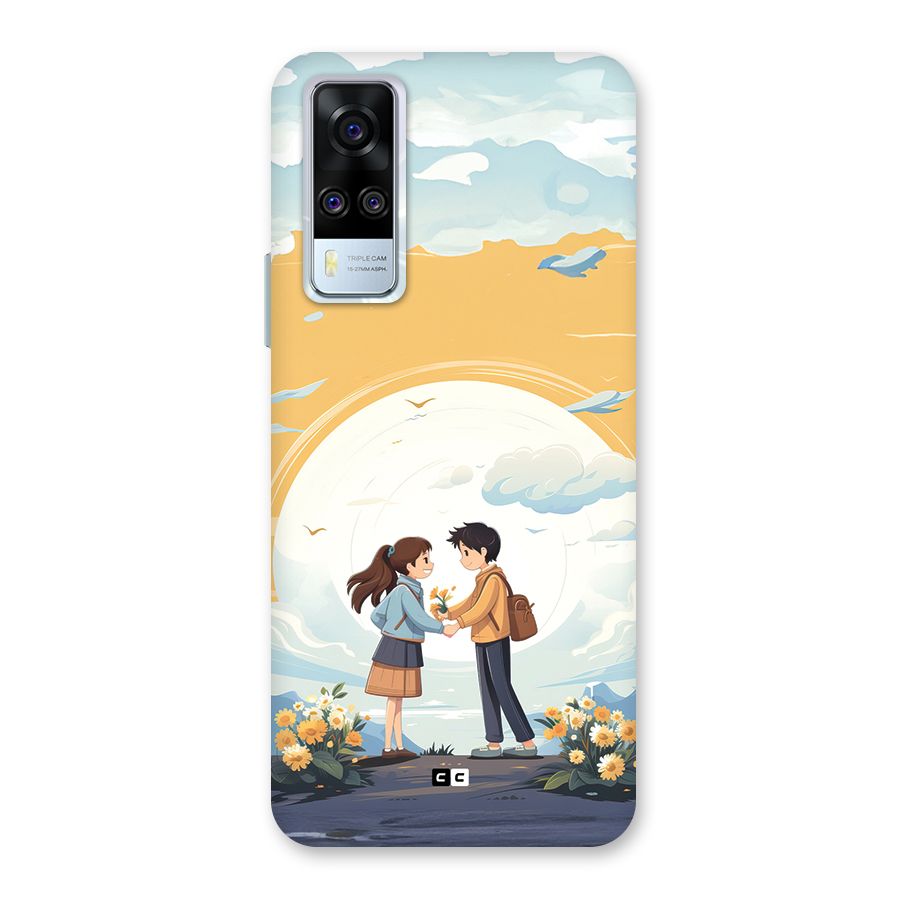 Teenage Anime Couple Back Case for Vivo Y31