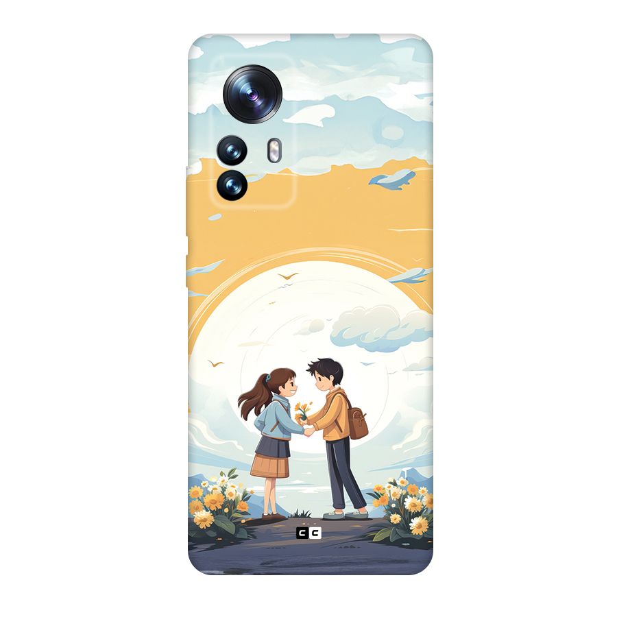Teenage Anime Couple Back Case for Xiaomi 12 Pro