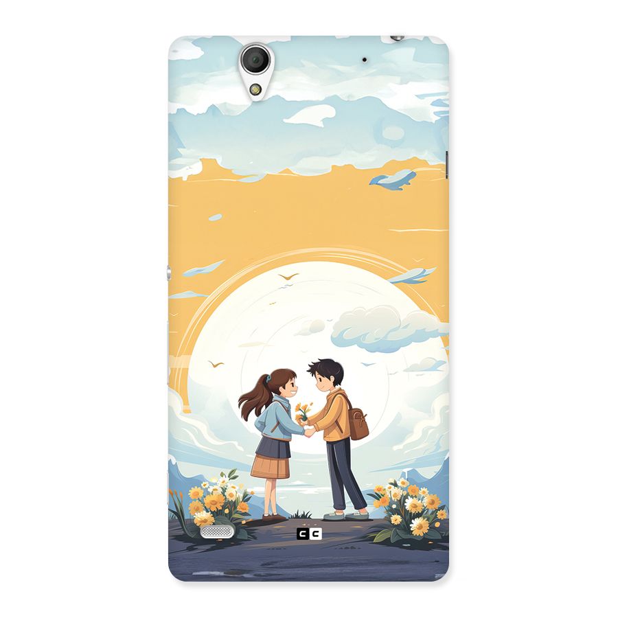 Teenage Anime Couple Back Case for Xperia C4