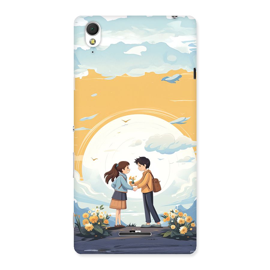 Teenage Anime Couple Back Case for Xperia T3