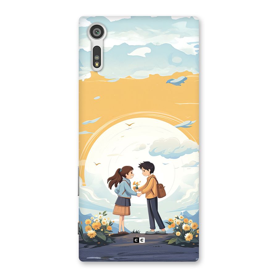 Teenage Anime Couple Back Case for Xperia XZ
