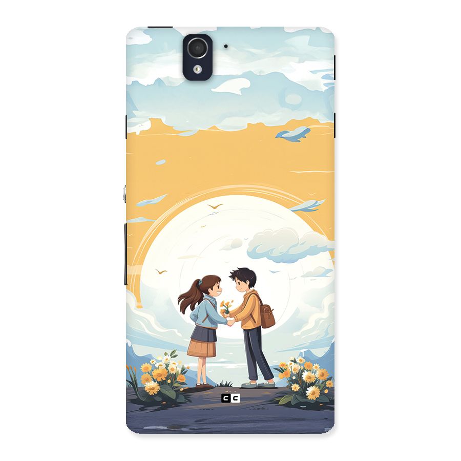 Teenage Anime Couple Back Case for Xperia Z