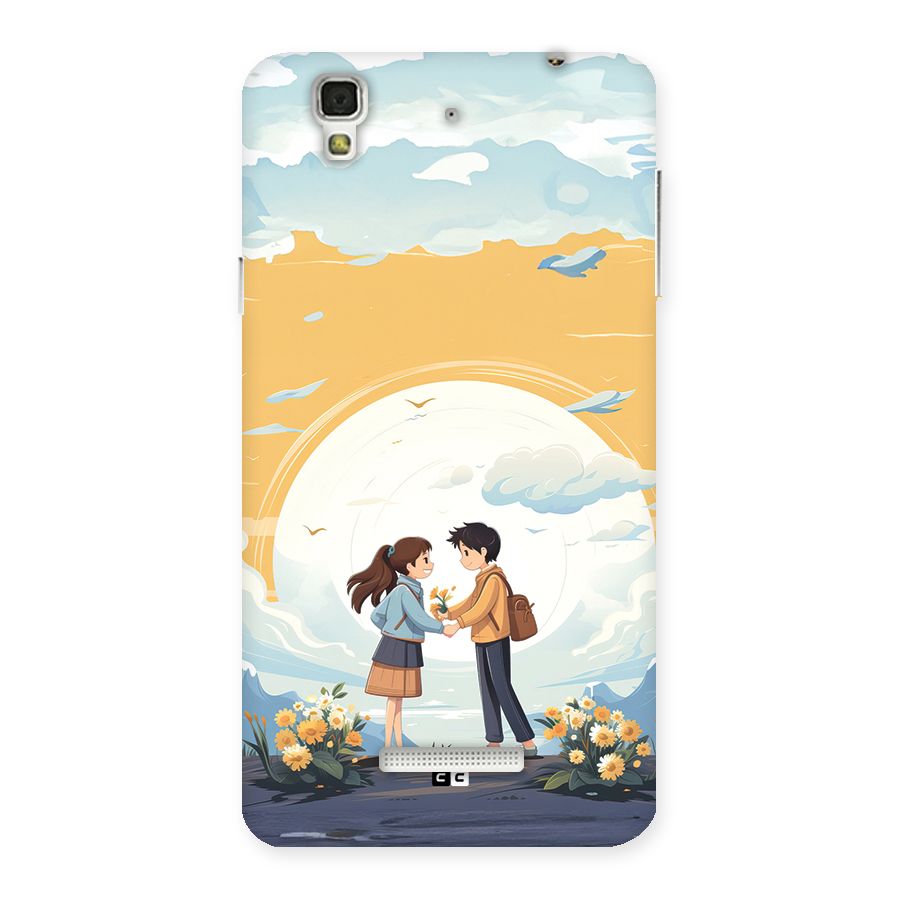 Teenage Anime Couple Back Case for Yureka