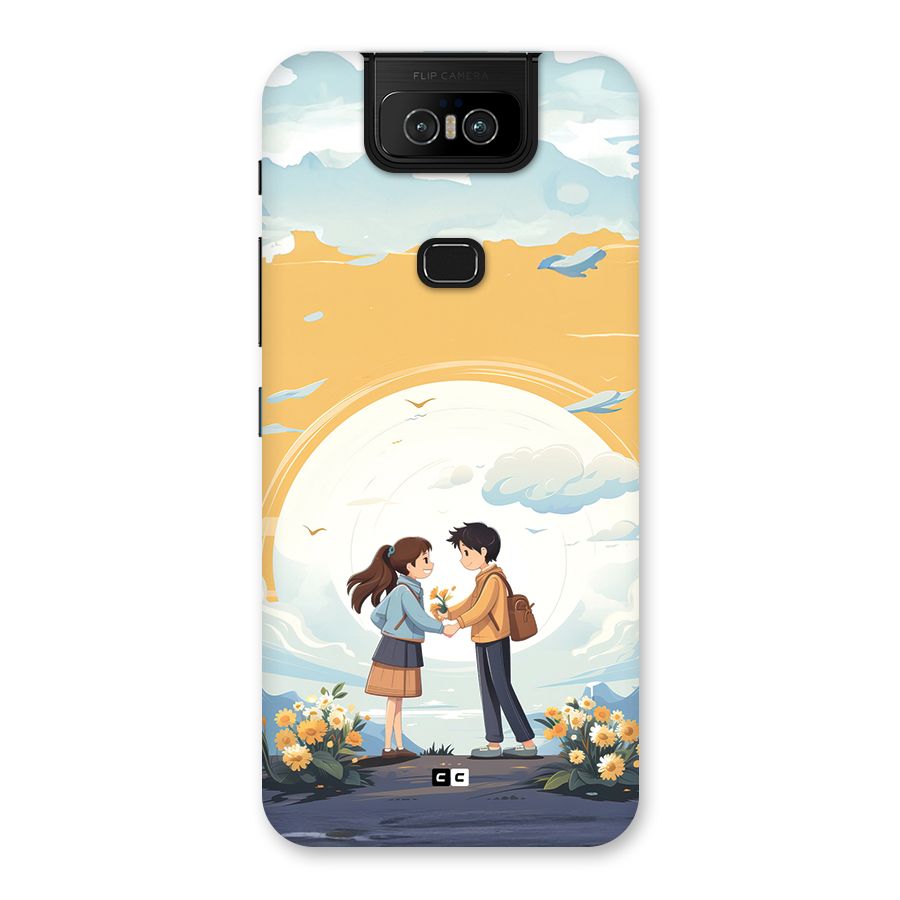 Teenage Anime Couple Back Case for Zenfone 6z