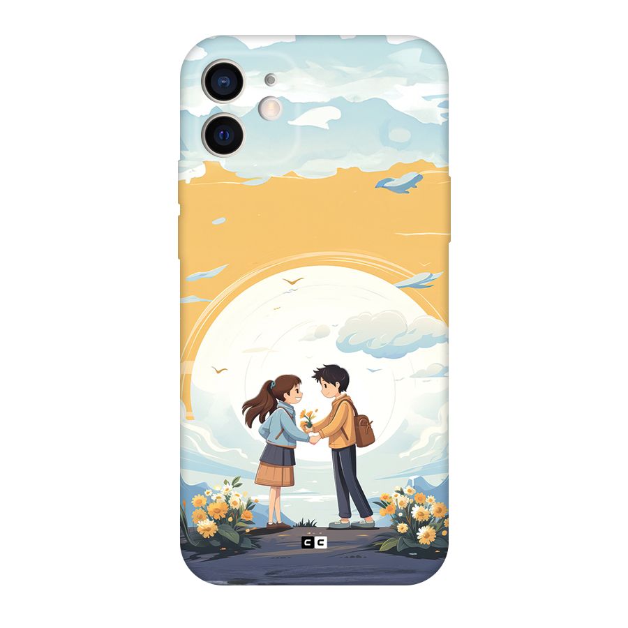 Teenage Anime Couple Back Case for iPhone 12