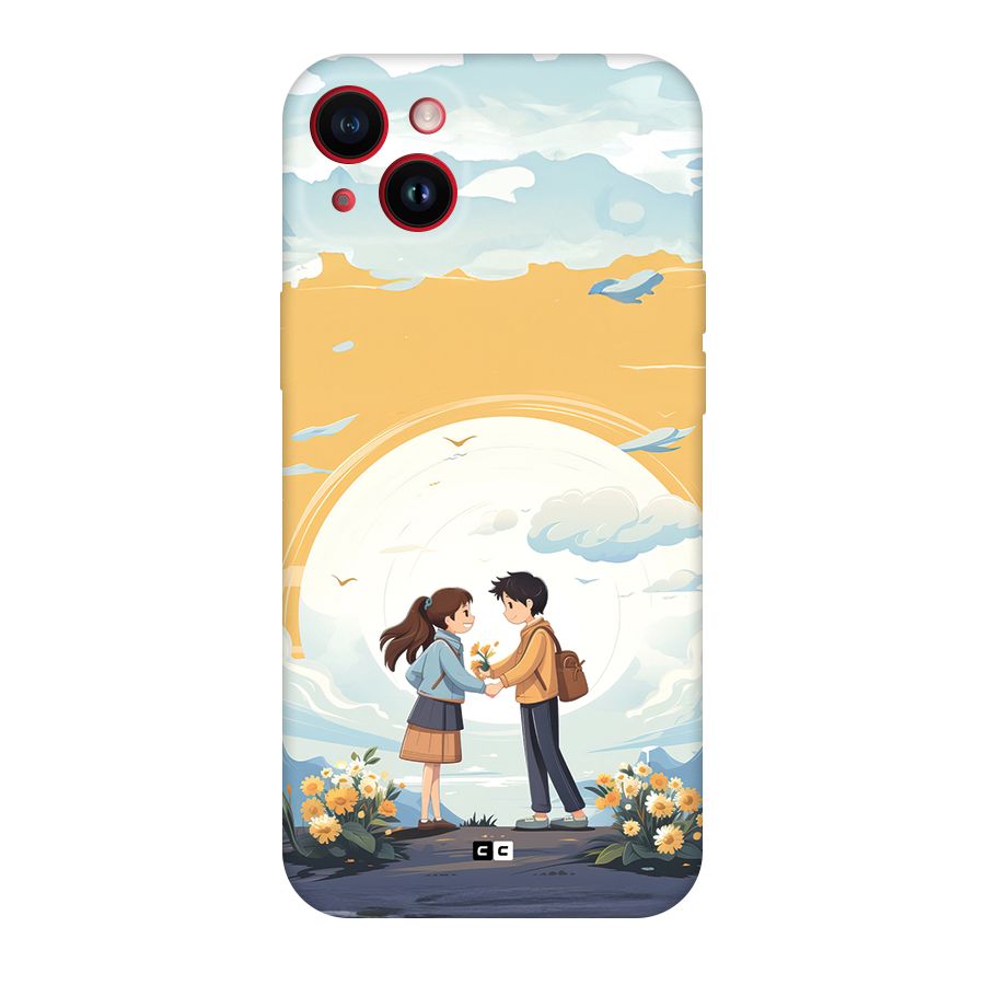 Teenage Anime Couple Back Case for iPhone 14 Plus