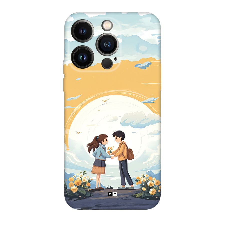 Teenage Anime Couple Back Case for iPhone 14 Pro