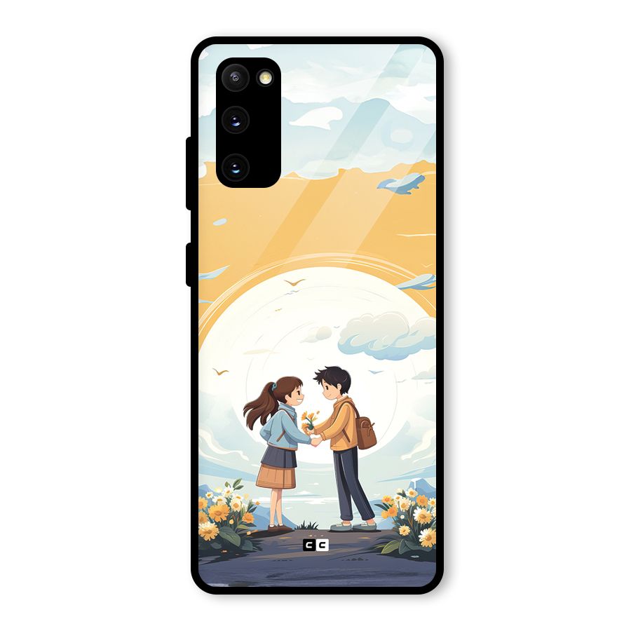 Teenage Anime Couple Glass Back Case for Galaxy S20 FE 5G