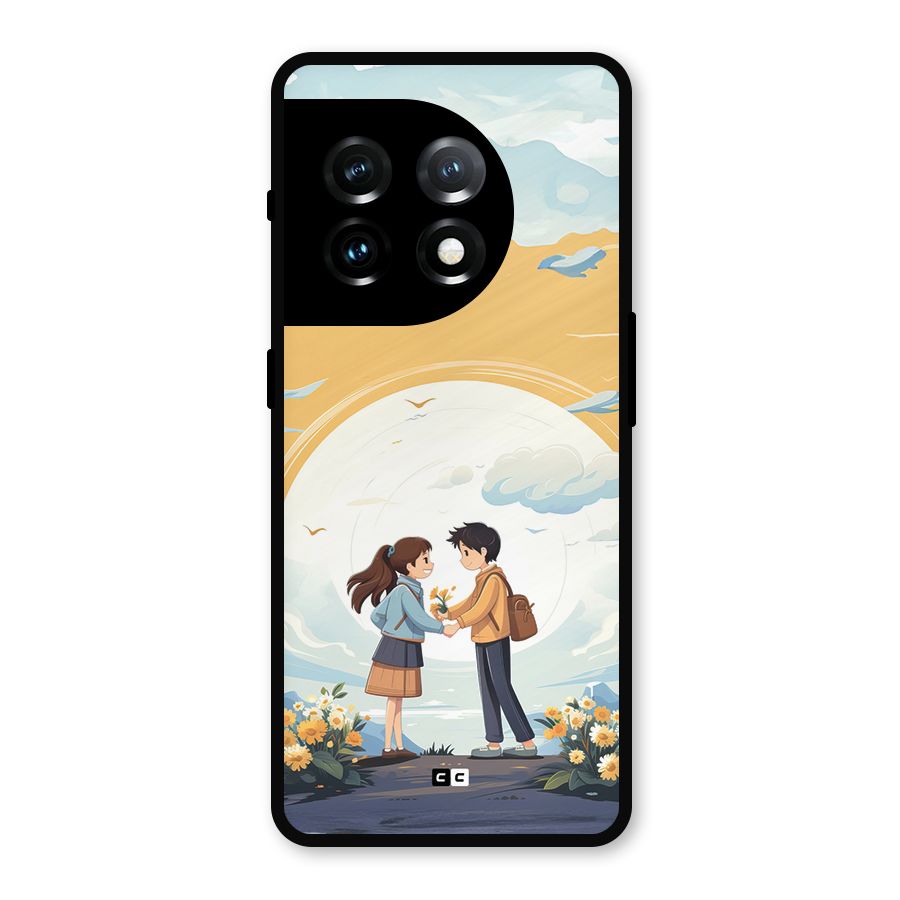 Teenage Anime Couple Metal Back Case for OnePlus 11