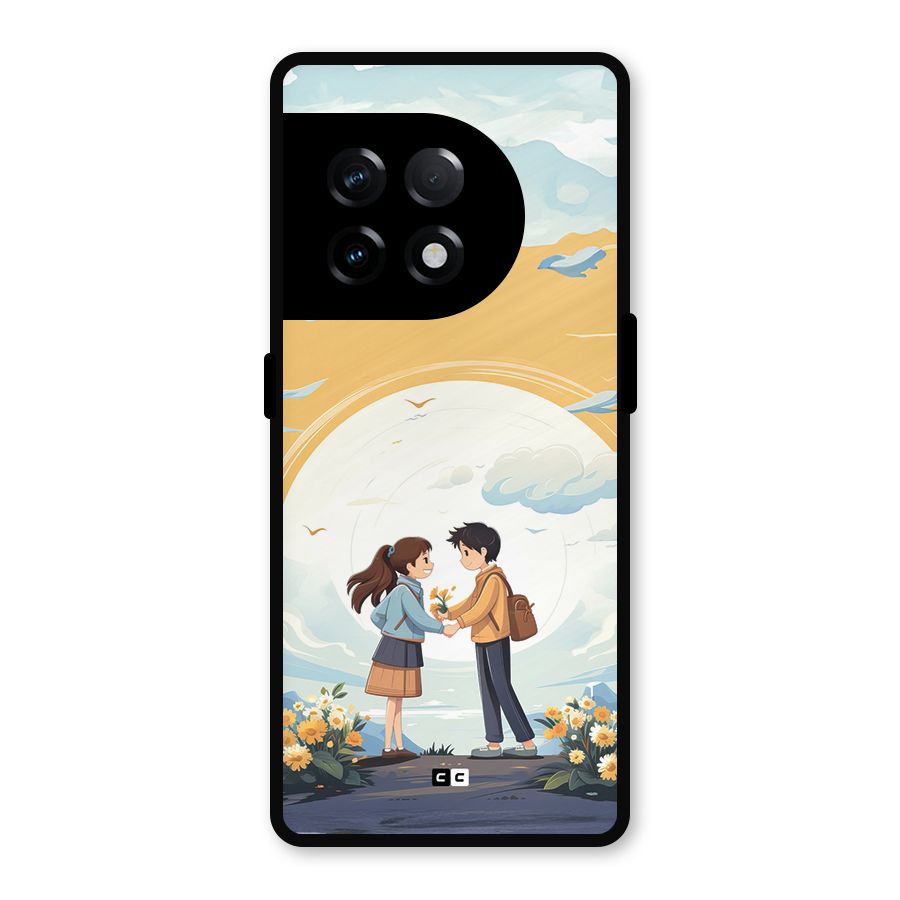 Teenage Anime Couple Metal Back Case for OnePlus 11R