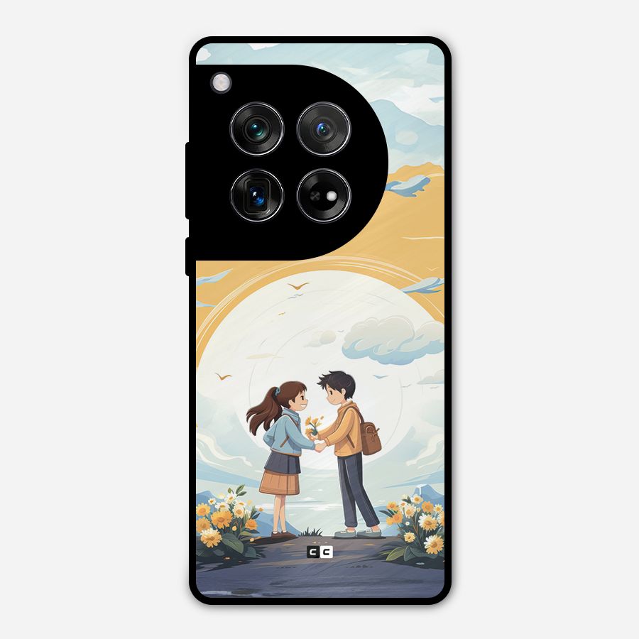 Teenage Anime Couple Metal Back Case for OnePlus 12