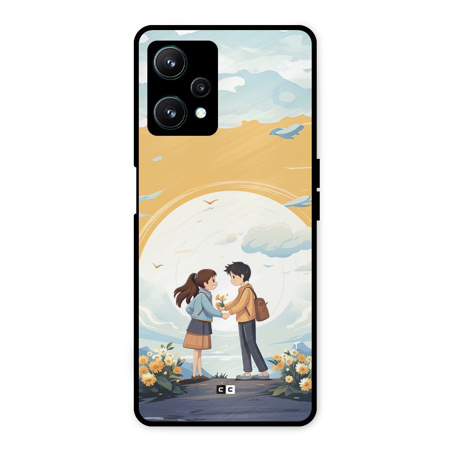 Teenage Anime Couple Metal Back Case for Realme 9 Pro 5G