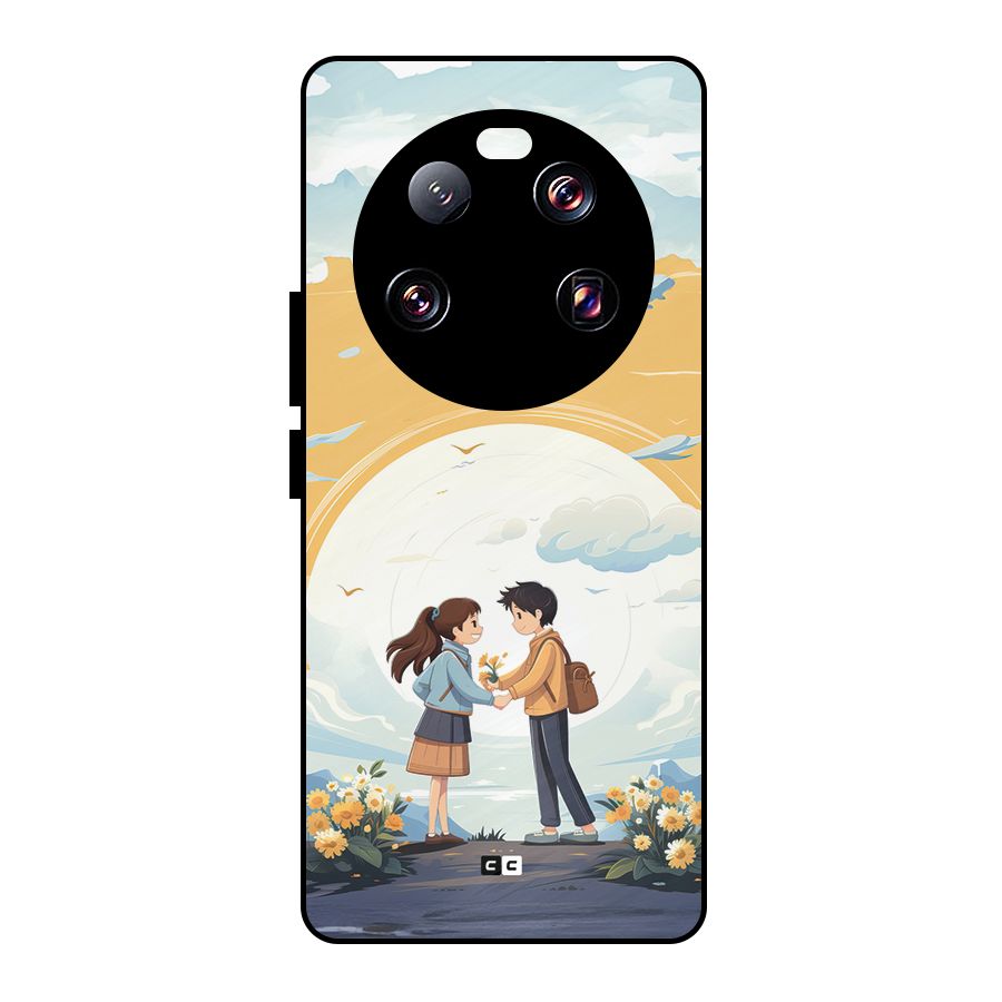 Teenage Anime Couple Metal Back Case for Xiaomi 13 Ultra