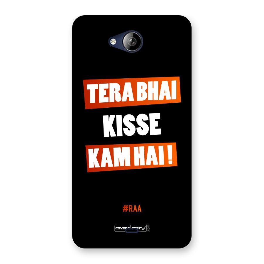 Tera Bhai Raftaar Back Case for Canvas Play Q355