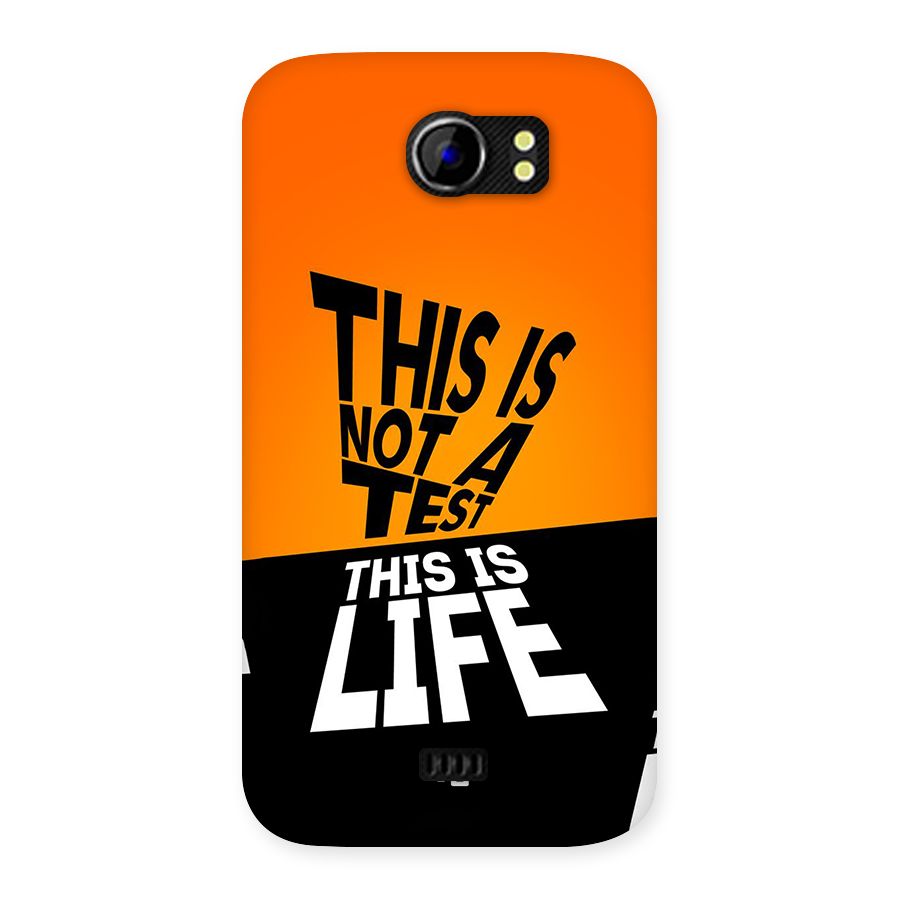 Test Life Back Case for Canvas 2 A110