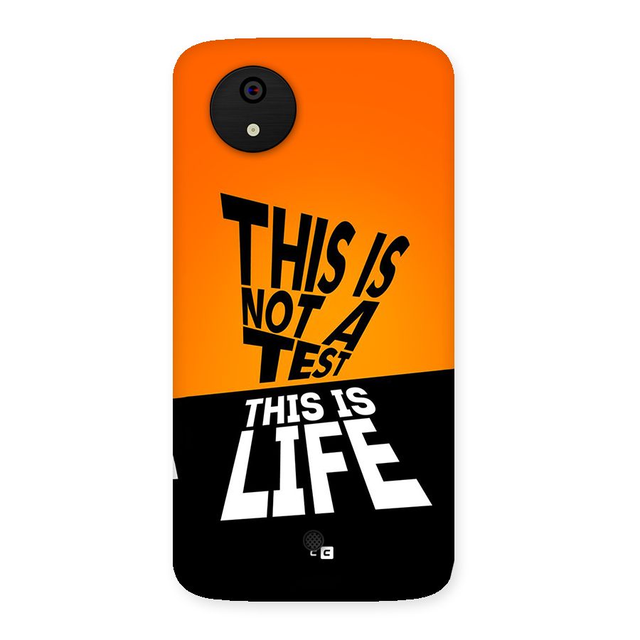 Test Life Back Case for Canvas A1  AQ4501