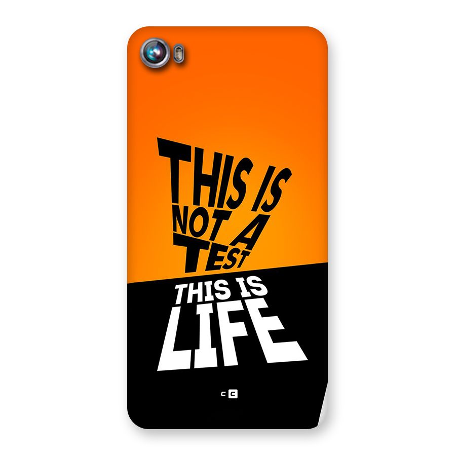 Test Life Back Case for Canvas Fire 4 (A107)