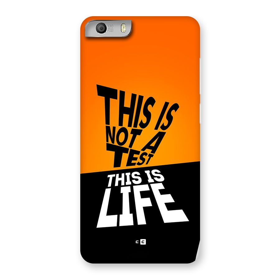 Test Life Back Case for Canvas Knight 2