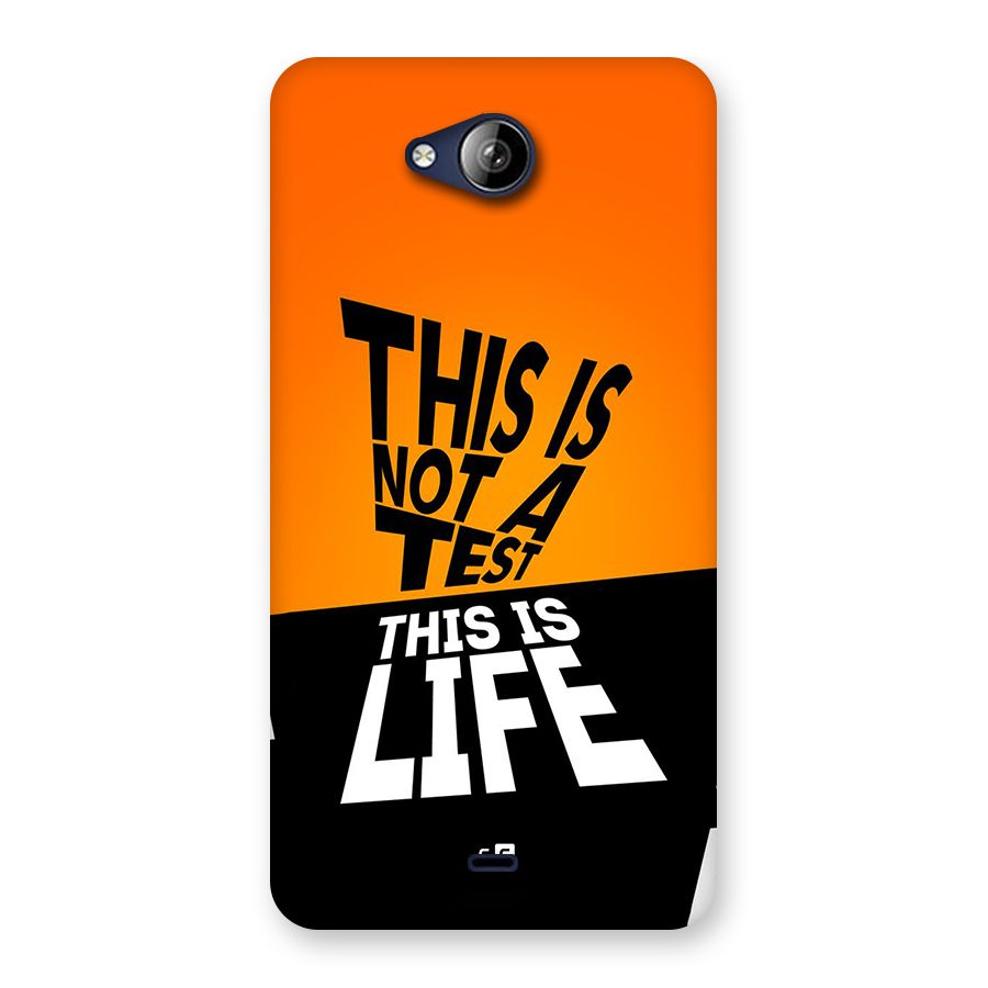 Test Life Back Case for Canvas Play Q355