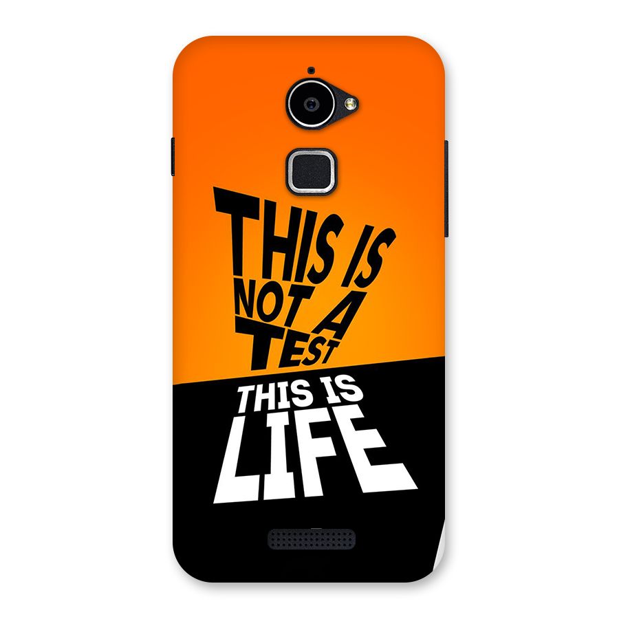 Test Life Back Case for Coolpad Note 3 Lite