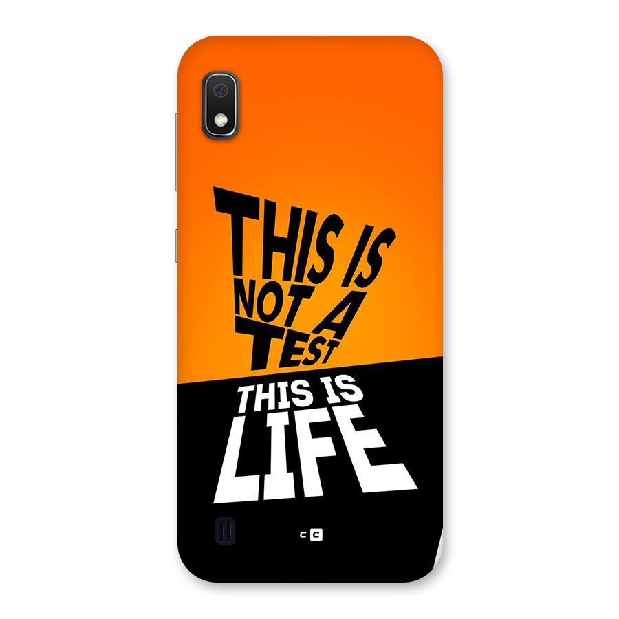 Test Life Back Case for Galaxy A10