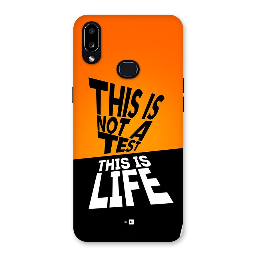 Test Life Back Case for Galaxy A10s