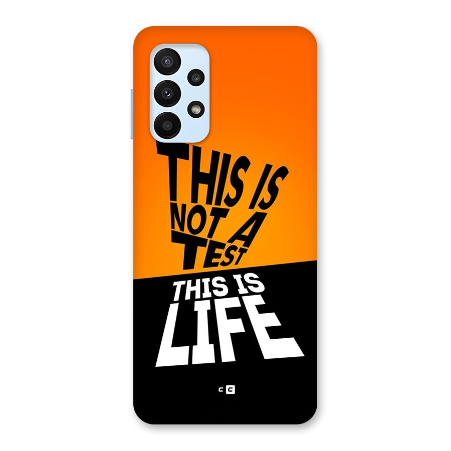 Test Life Back Case for Galaxy A23