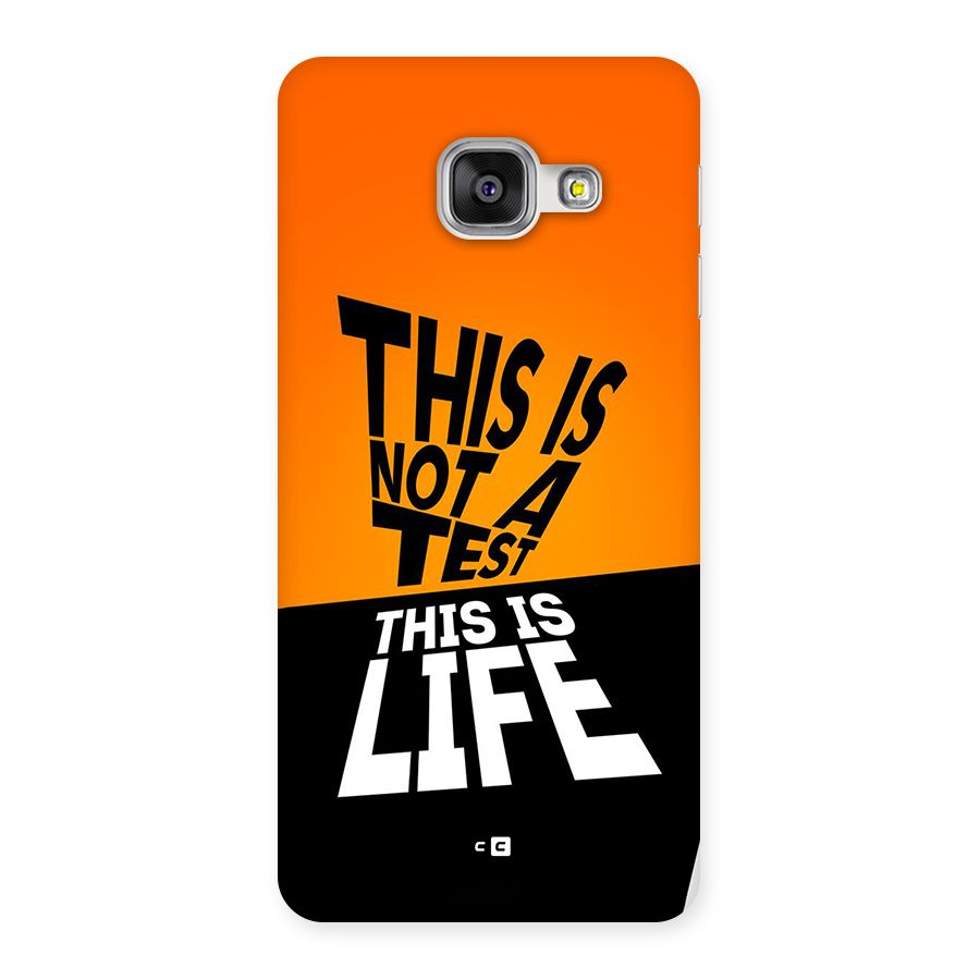 Test Life Back Case for Galaxy A3 (2016)