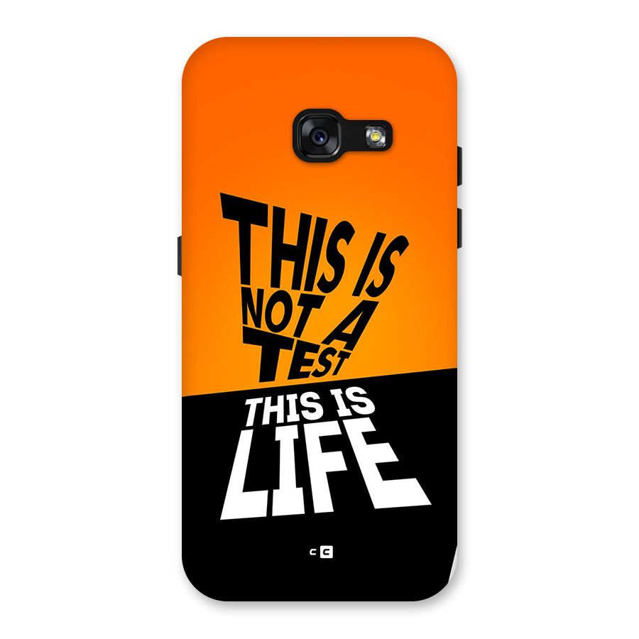 Test Life Back Case for Galaxy A3 (2017)