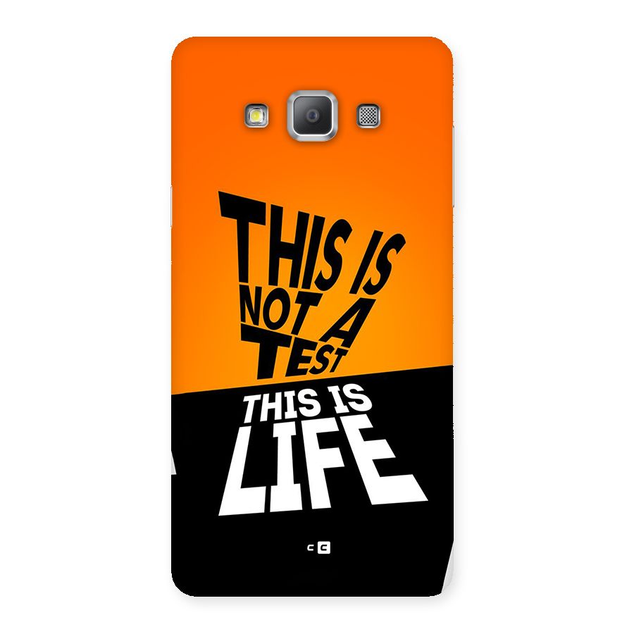 Test Life Back Case for Galaxy A7