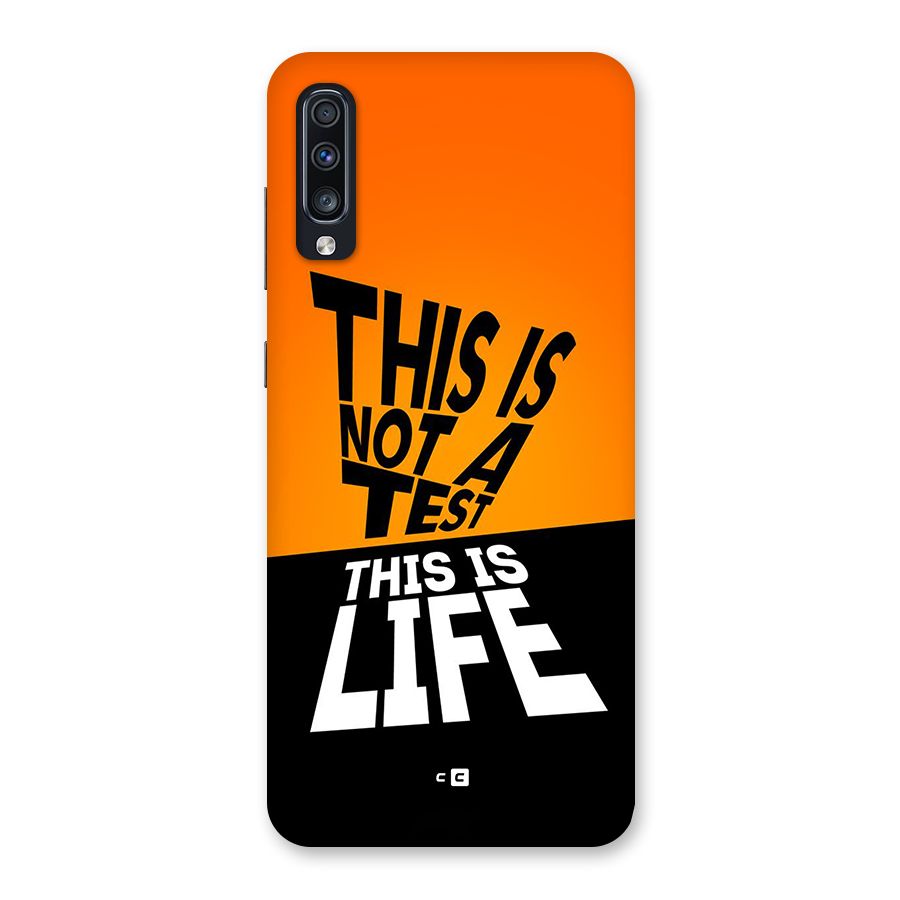 Test Life Back Case for Galaxy A70