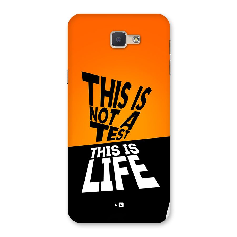 Test Life Back Case for Galaxy J5 Prime