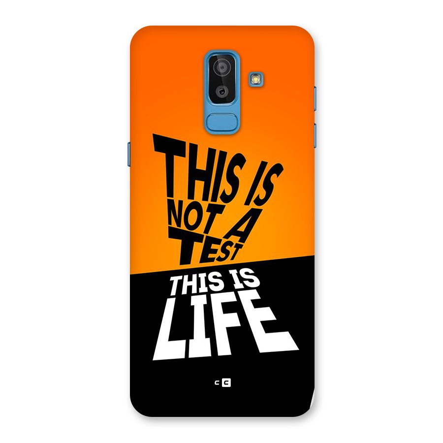 Test Life Back Case for Galaxy J8