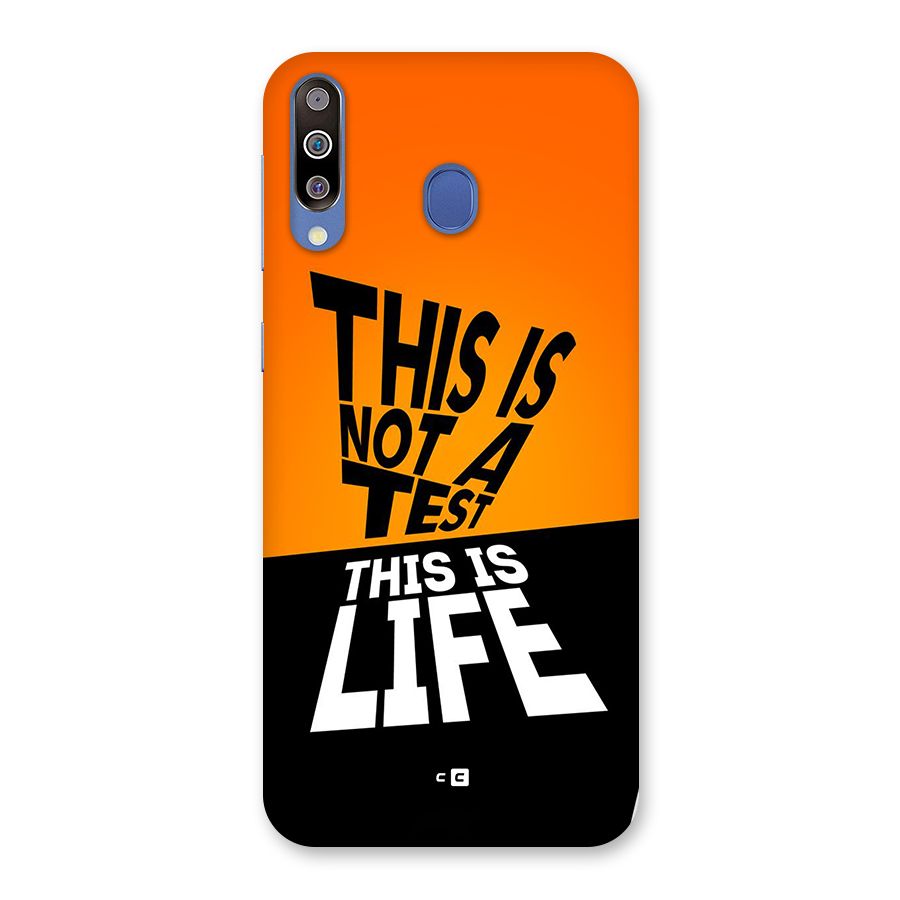 Test Life Back Case for Galaxy M30