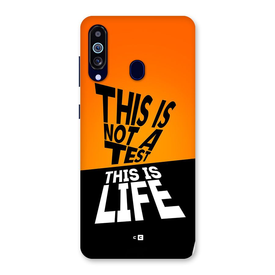 Test Life Back Case for Galaxy M40