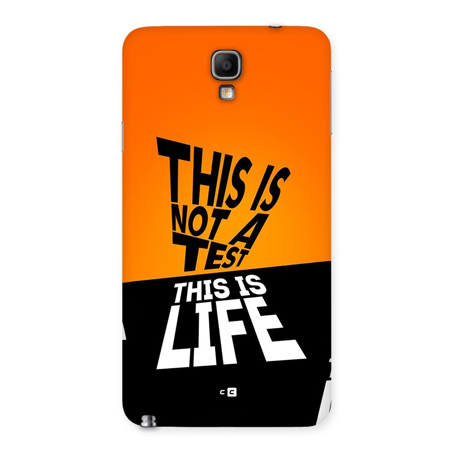 Test Life Back Case for Galaxy Note 3 Neo