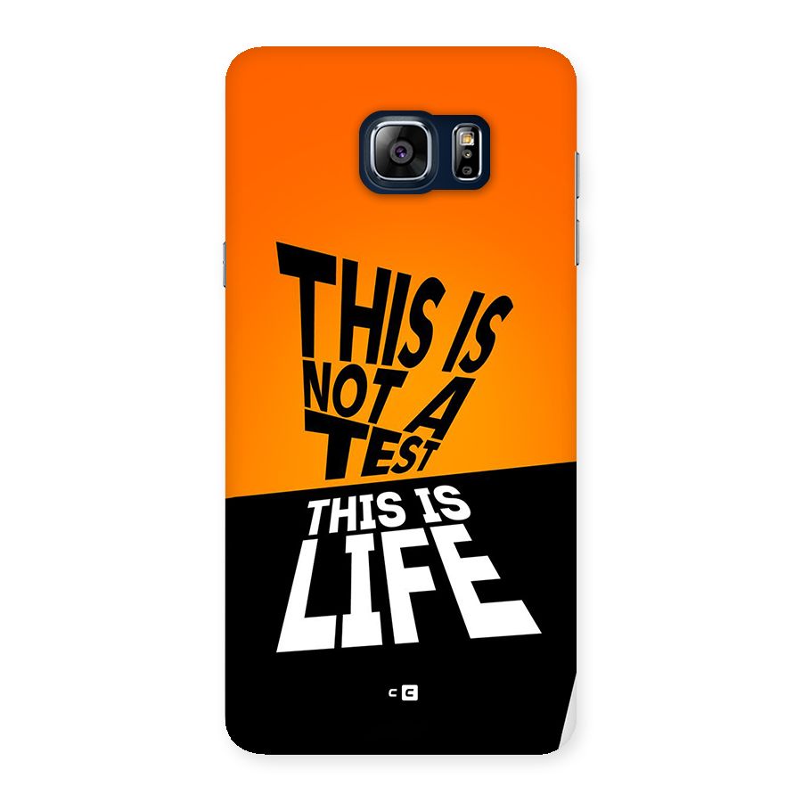 Test Life Back Case for Galaxy Note 5