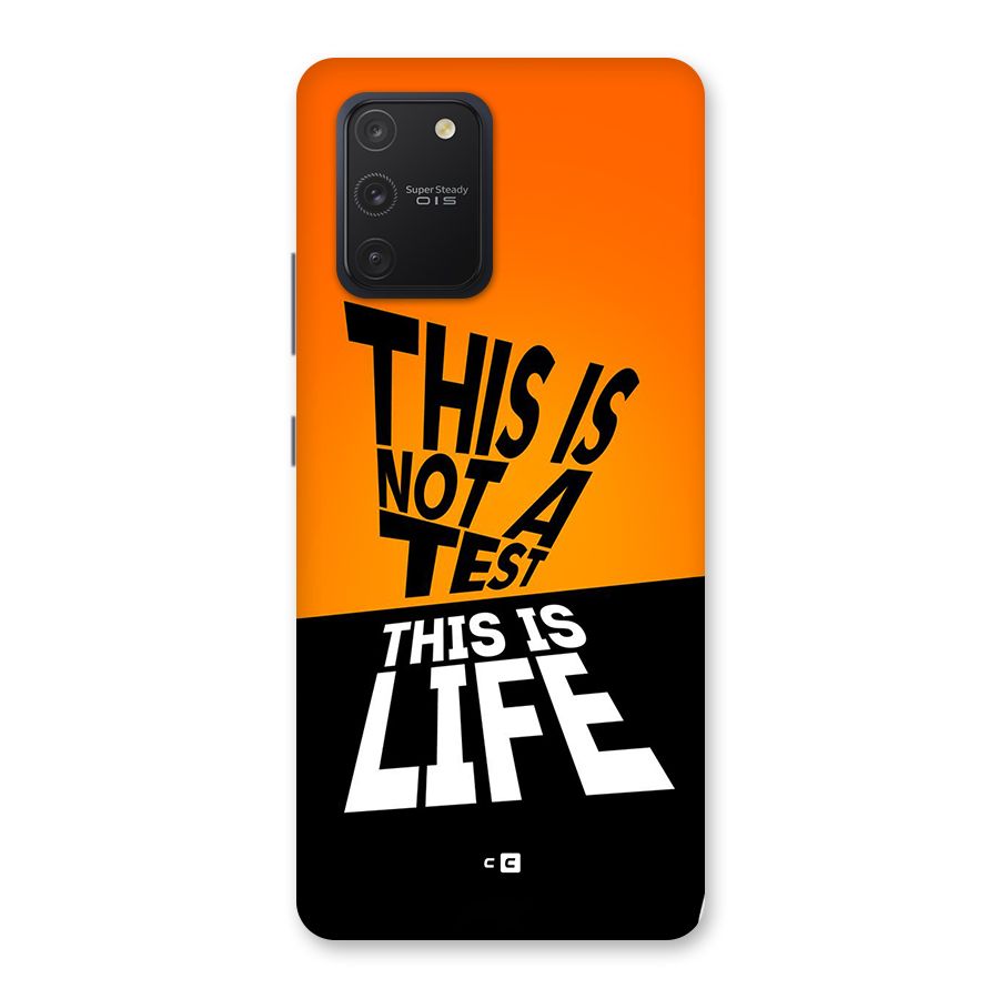 Test Life Back Case for Galaxy S10 Lite