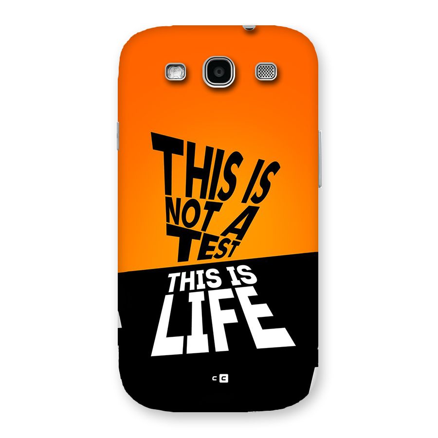 Test Life Back Case for Galaxy S3