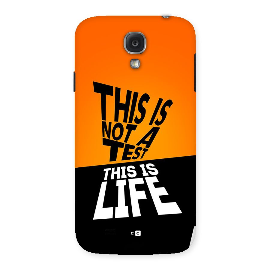 Test Life Back Case for Galaxy S4