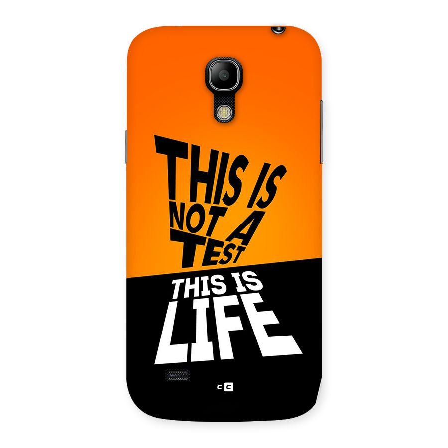 Test Life Back Case for Galaxy S4 Mini